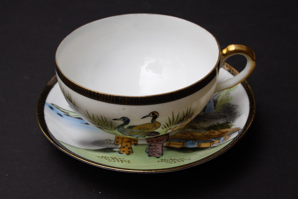 Head Painted Japanese Ceramics