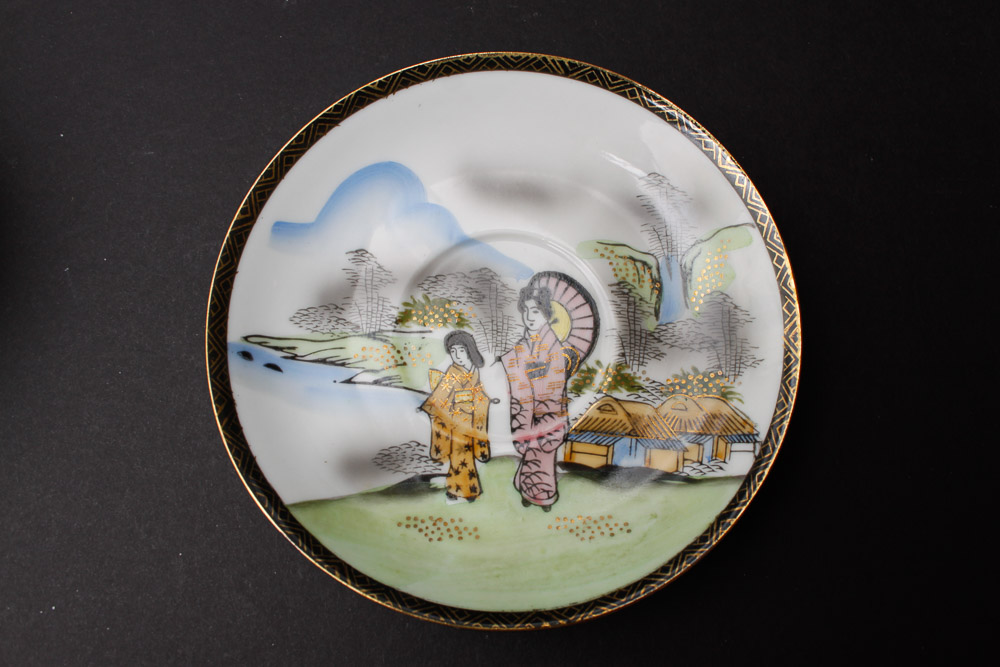 Head Painted Japanese Ceramics