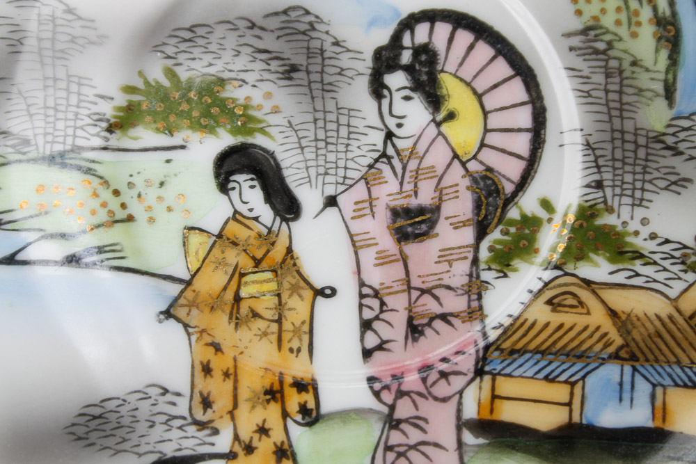 Head Painted Japanese Ceramics