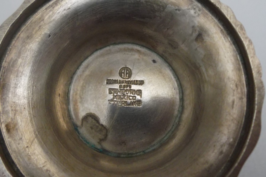 Sanborns Mexico Sterling Silver Footed Cup