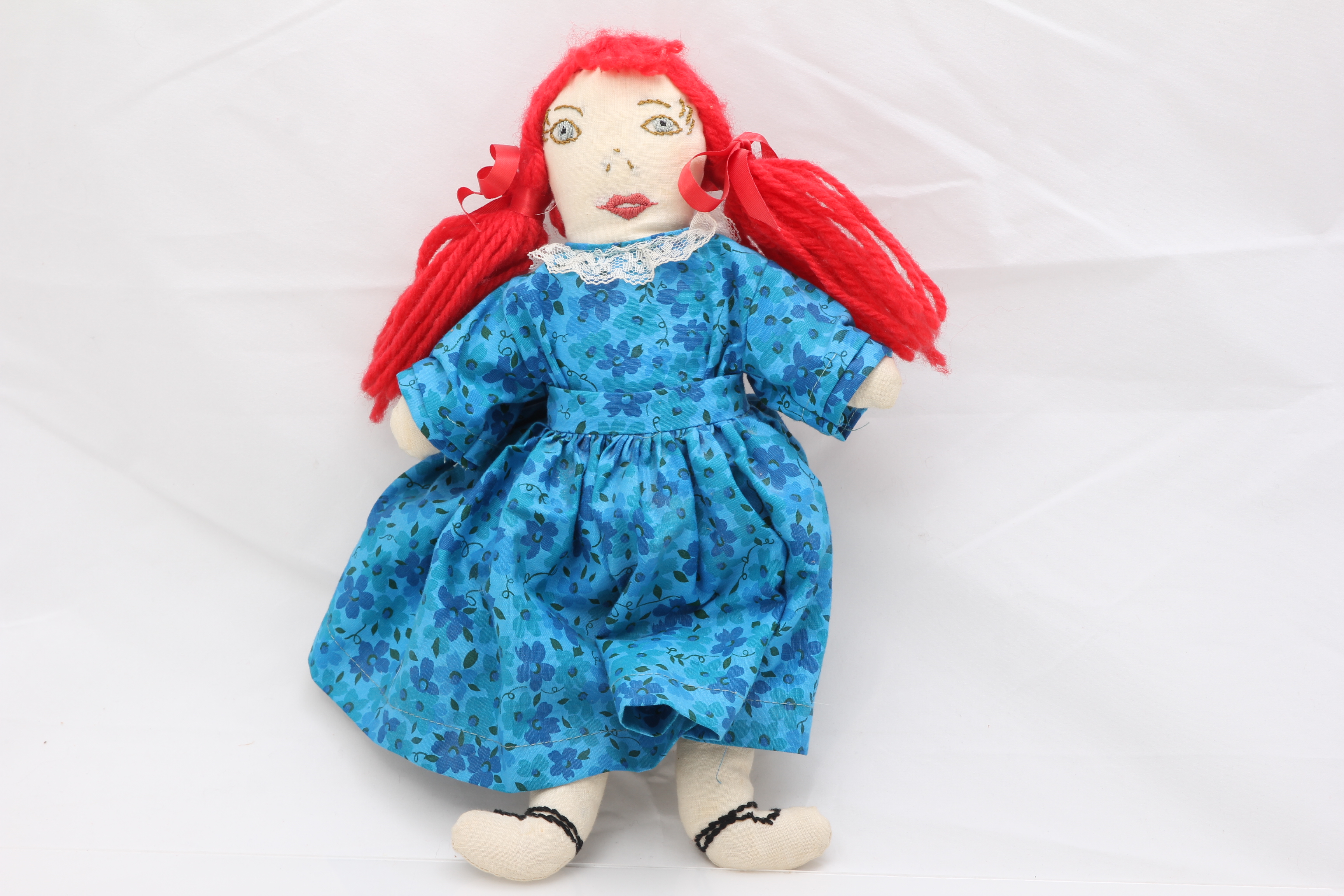 Vintage Craft Supplies and Crocheted Afghan