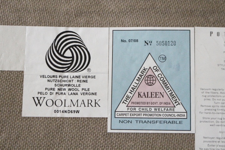 Pottery Barn 9' x 12' Brown Cheetah Rug Gold