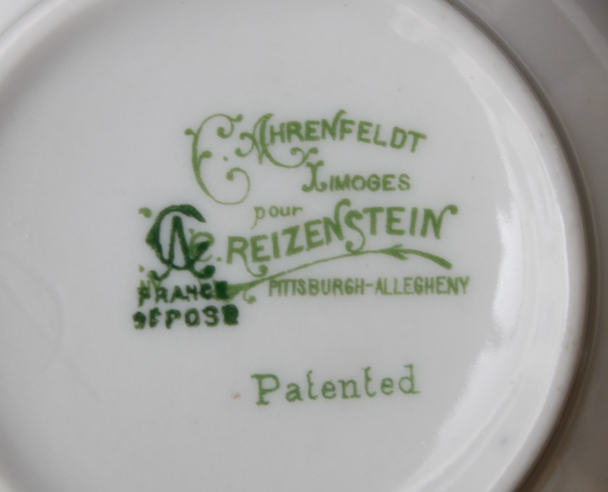 C. Ahrenfelolt Limages France Depose China