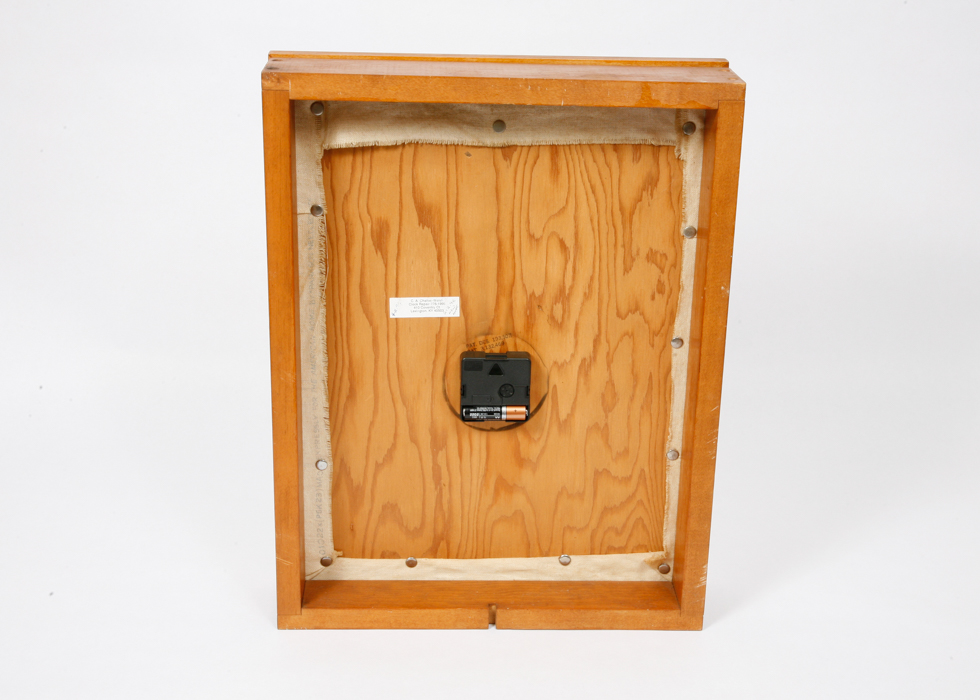 Embroidered Face Wall Clock in Frame