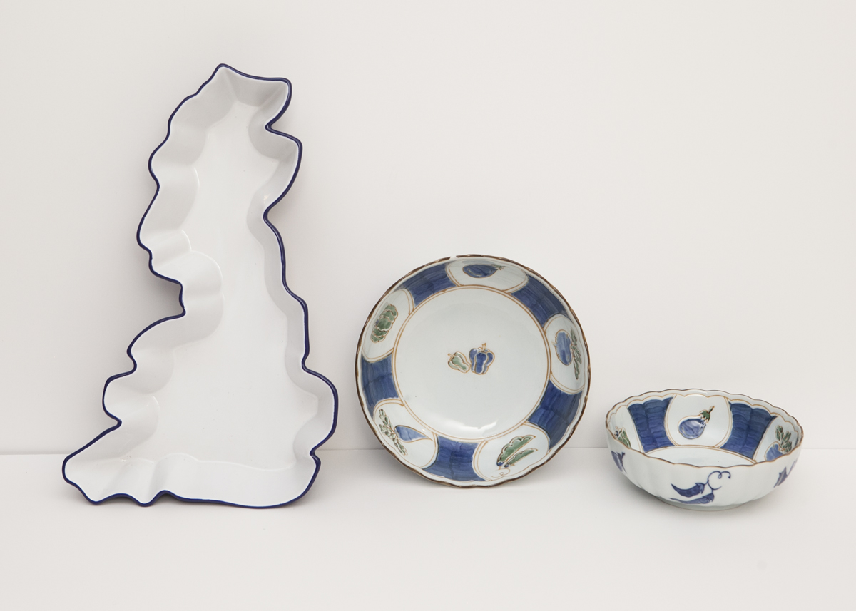 Assortment of Blue and White Dishes