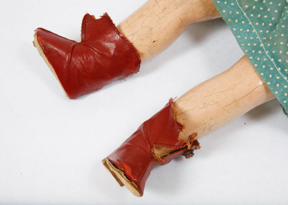 Vintage Dolls, Ladies Gloves, and Pencil Box