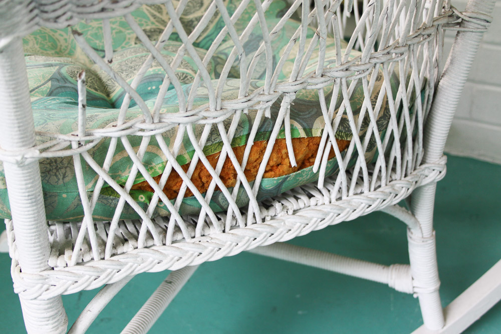 Two Wicker Rocking Chairs