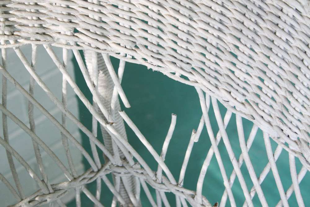 Two Wicker Rocking Chairs