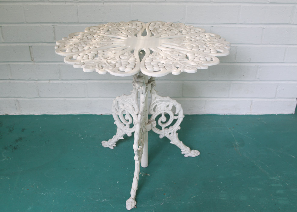 Wrought Iron Side Table