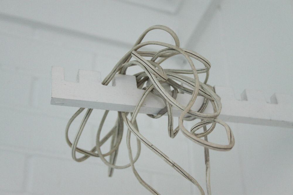 Wicker Lamp and Wall Basket