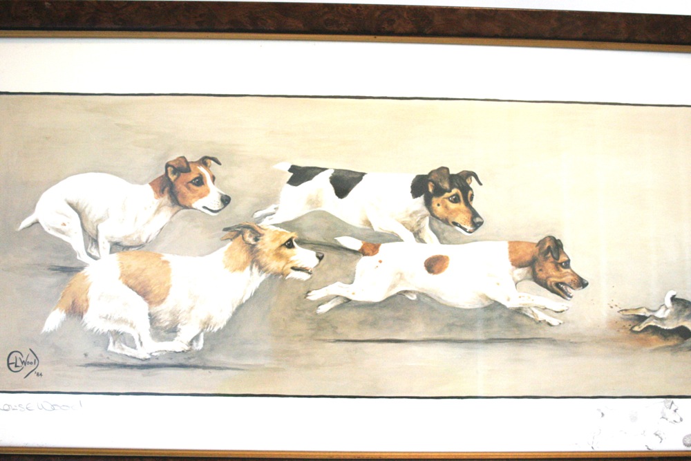 Limited Edition Print  “Jack Russell Chase” by Louise Wood