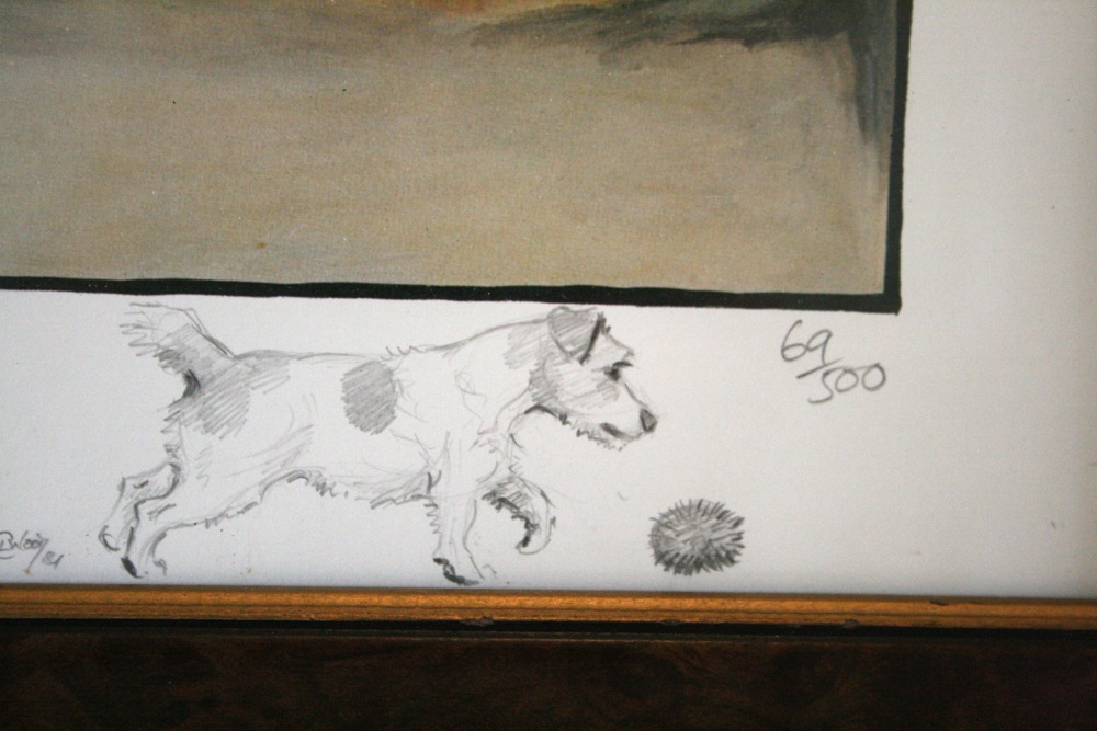 Limited Edition Print  “Jack Russell Chase” by Louise Wood