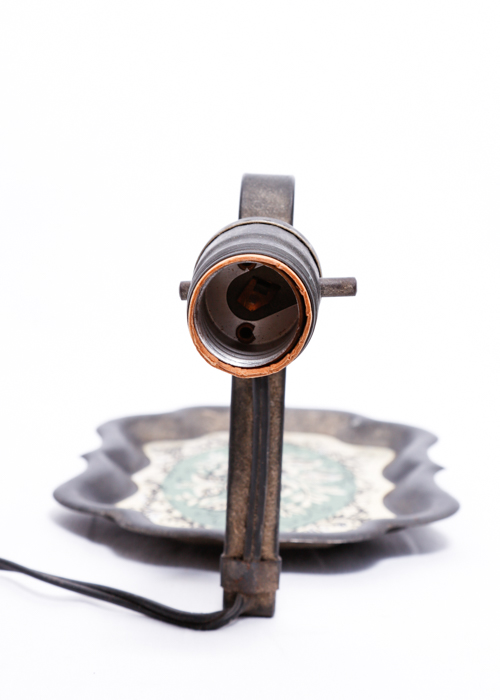 Vintage Pair of Tole Style Wall Sconces