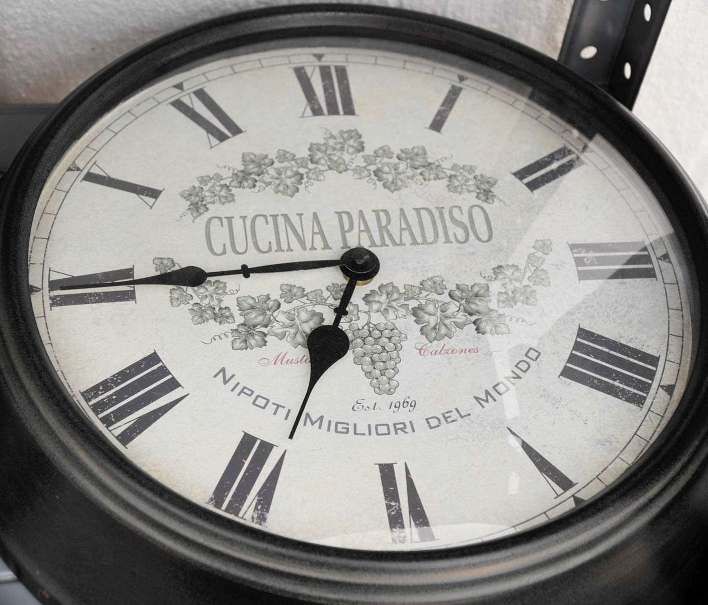 Duo of Fans and Wall Clock