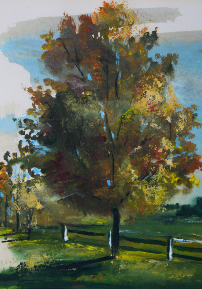 Kay Dyer Signed Original Acrylic on Paper