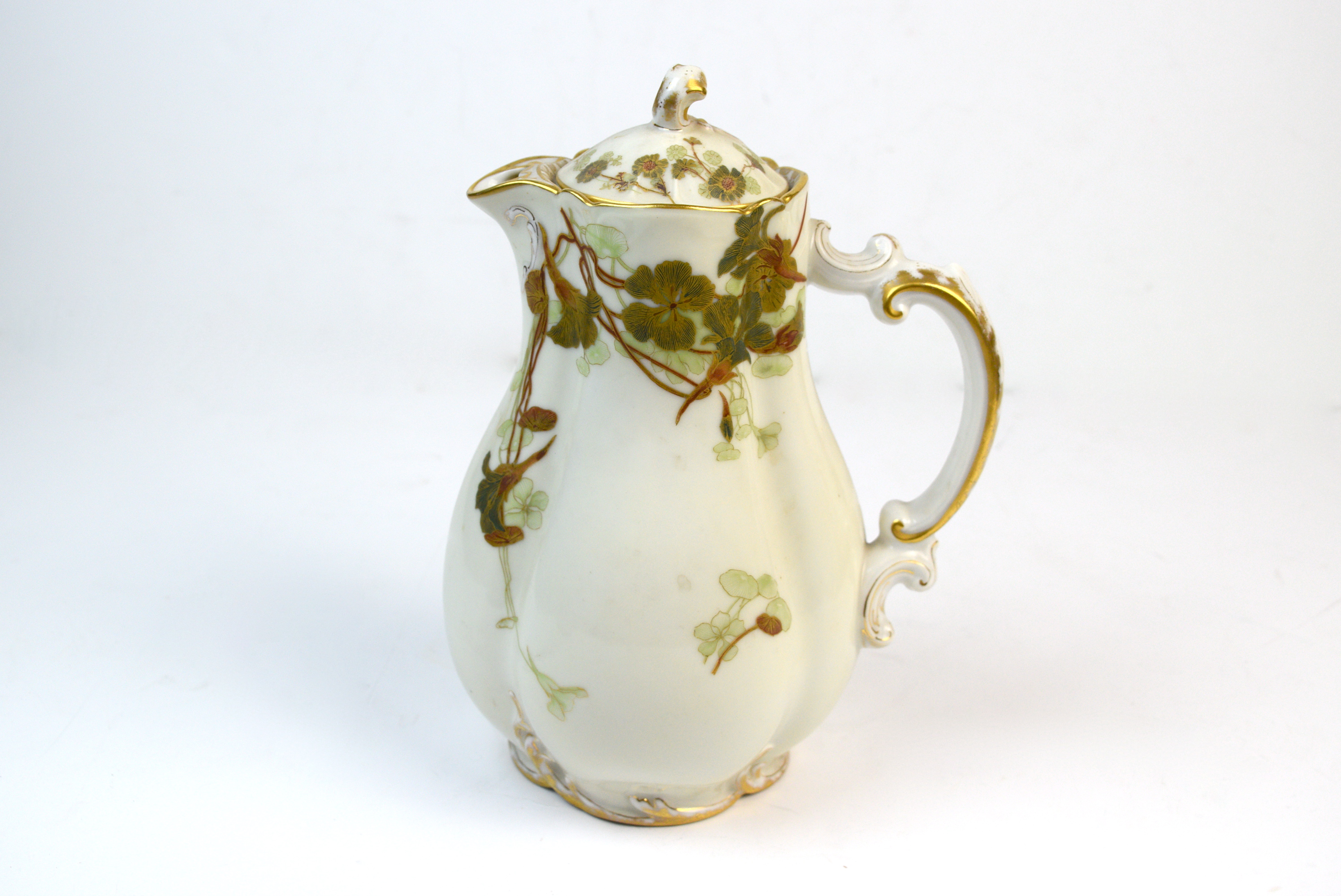 Antique Haviland & Co. Limoges Porcelain Coffee Pot