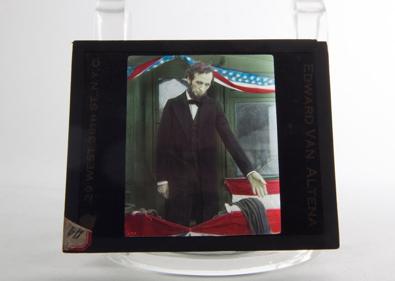 Circa 1915 Magic Lantern Slide of Abraham Lincoln Actor