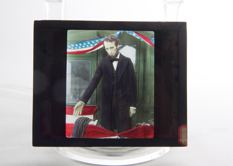 Circa 1915 Magic Lantern Slide of Abraham Lincoln Actor