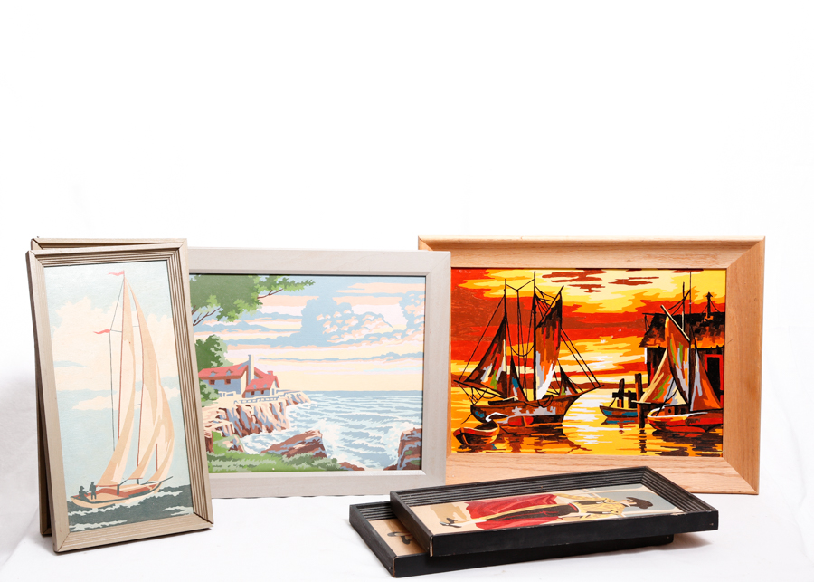 Vintage Paint-by-Number Collection