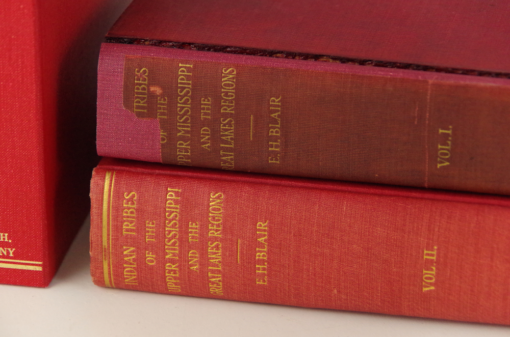 Blair "Indian Tribes of the Upper Mississippi" 1911-1912 Two Volumes