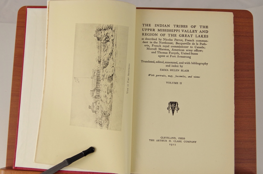 Blair "Indian Tribes of the Upper Mississippi" 1911-1912 Two Volumes