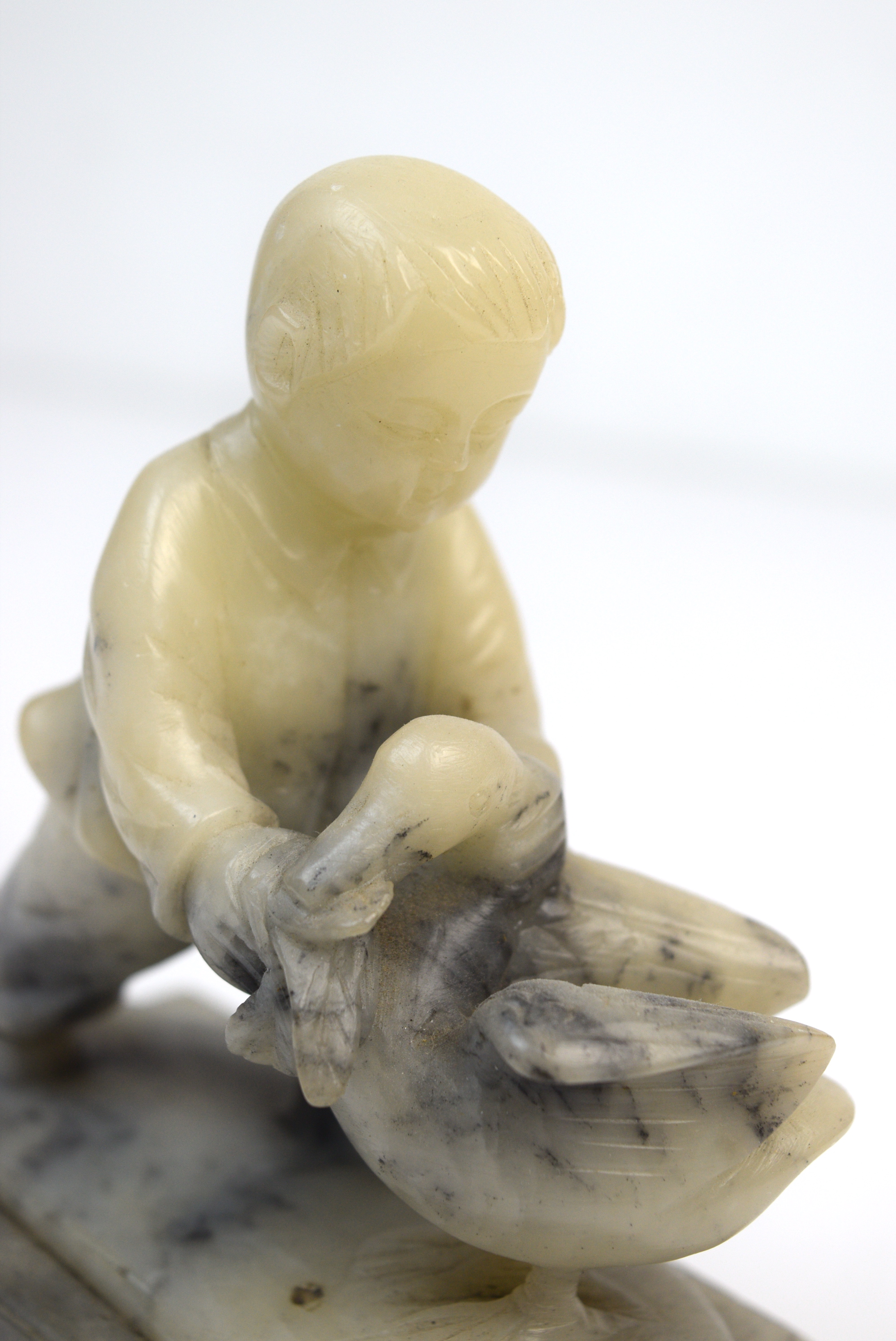 Hand-Carved Alabaster Figurine