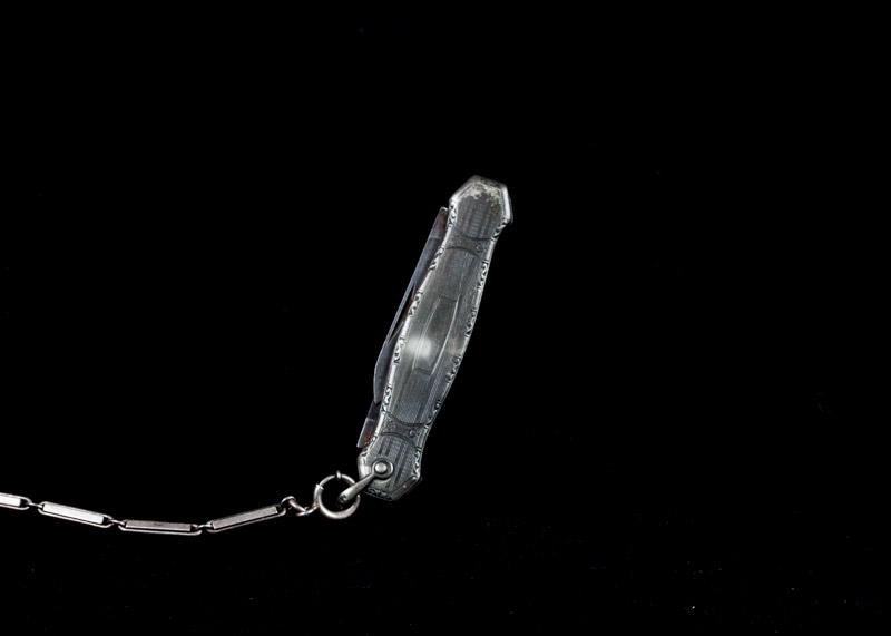 Illinois Watch Co. Railroad Pocket Watch, Sterling Fob and Knife