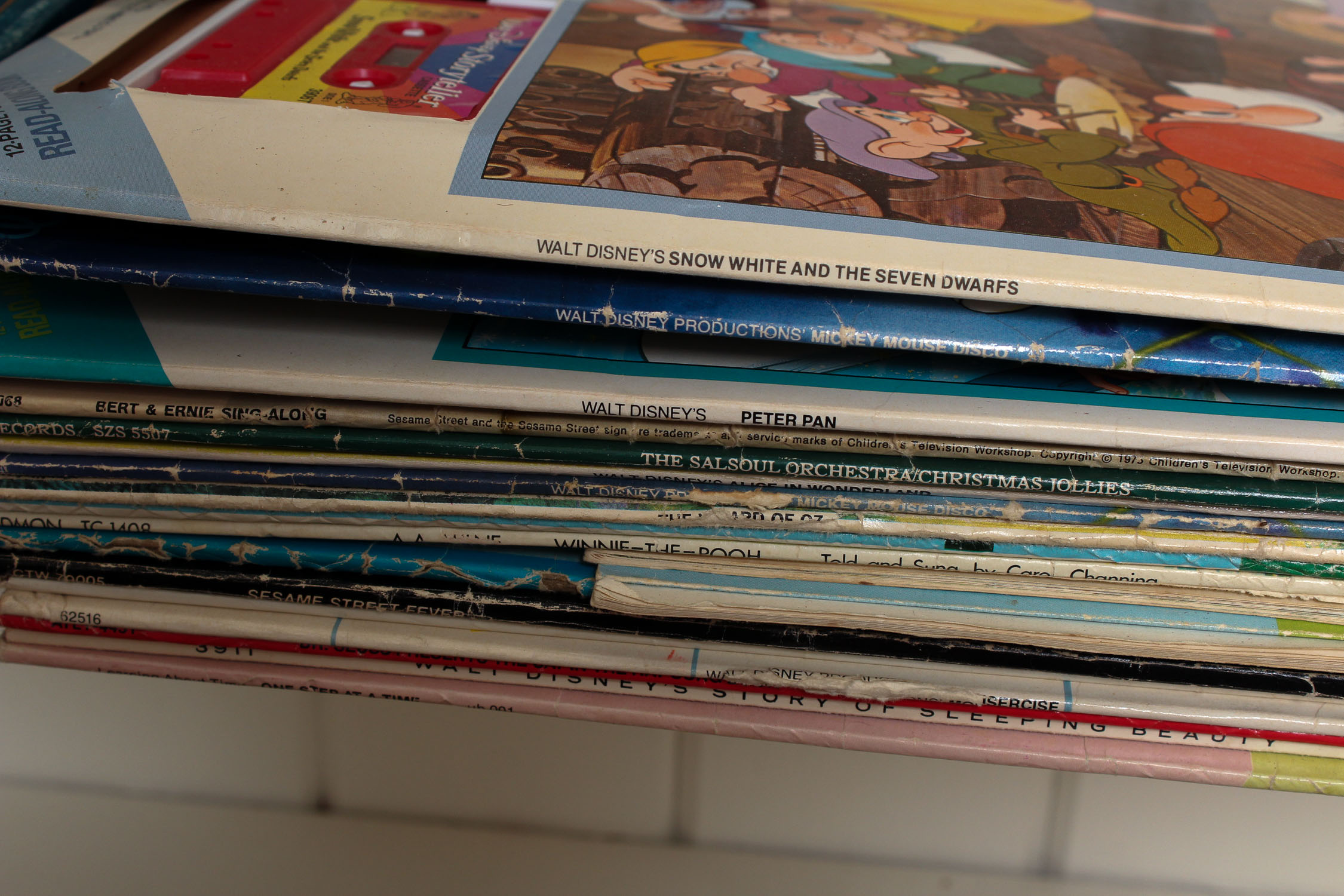 Collection of Read Along Books and Piano Books