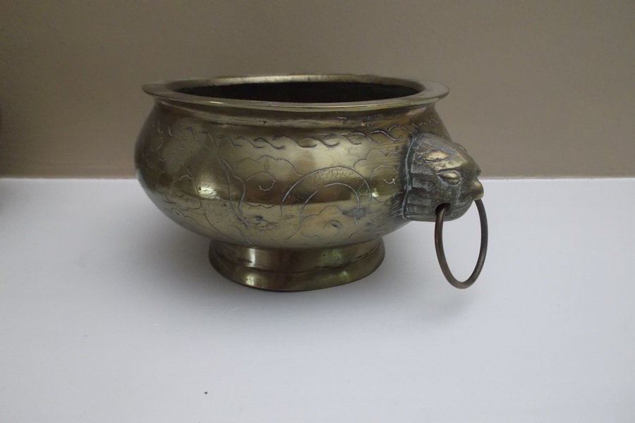 Assortment of Four Brass Items