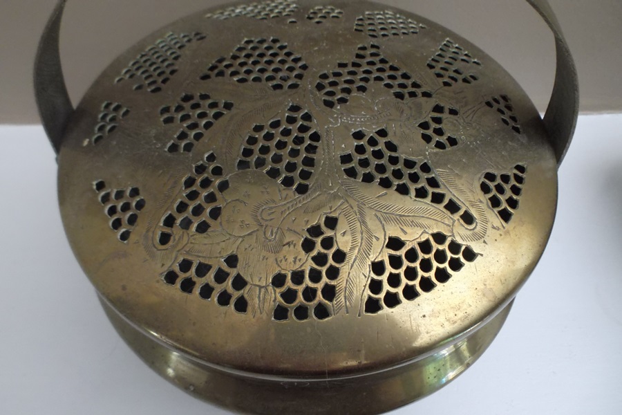 Assortment of Four Brass Items