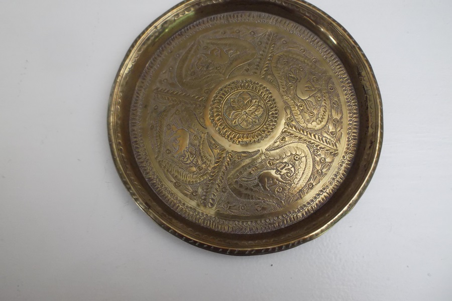 Assortment of Four Brass Items