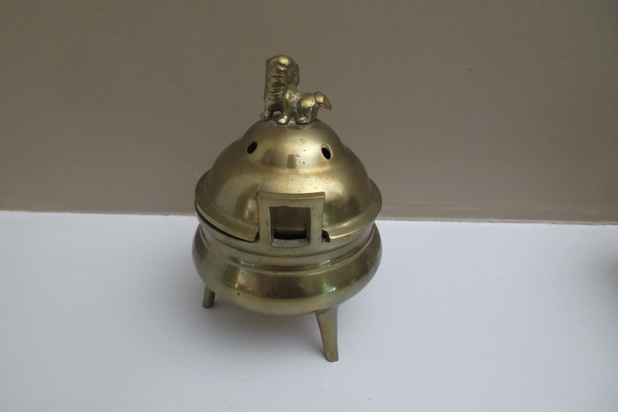 Assortment of Four Brass Items