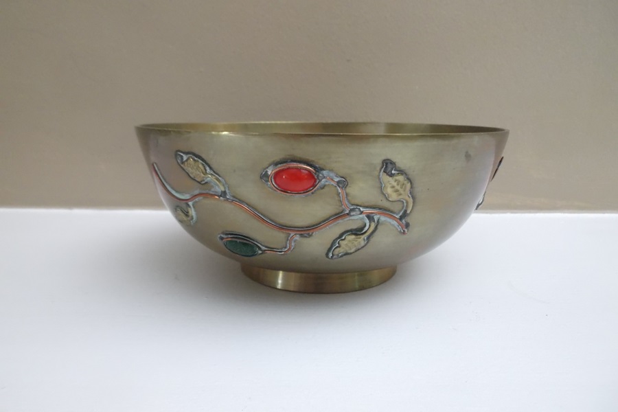 Two Decorative Brass Items