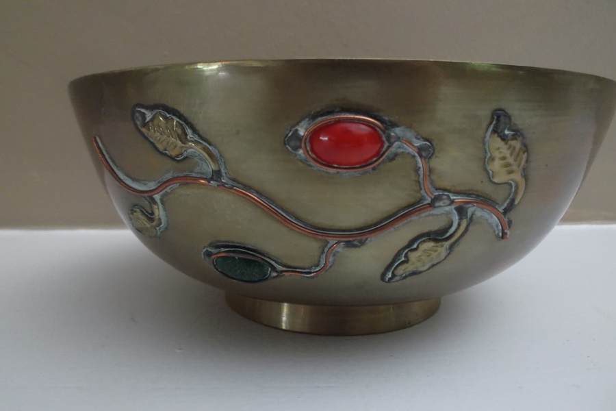 Two Decorative Brass Items