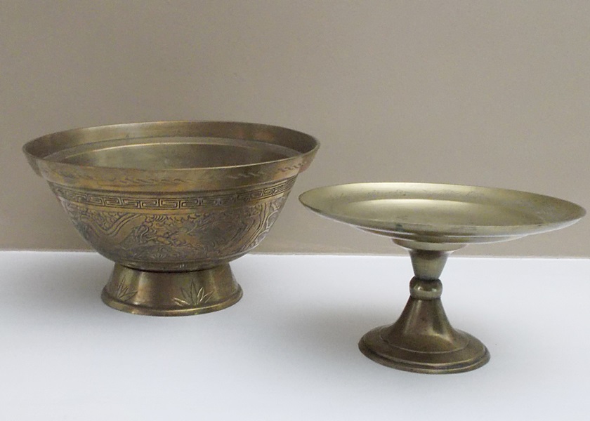 Two Decoritve Brass Items