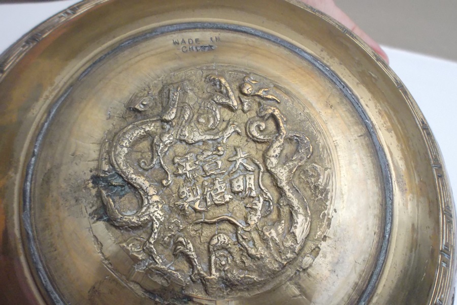 Two Decoritve Brass Items