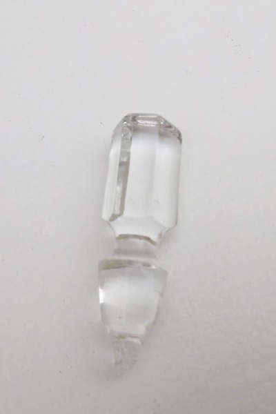 Three Crystal/ Cut Glass Perfume Bottles