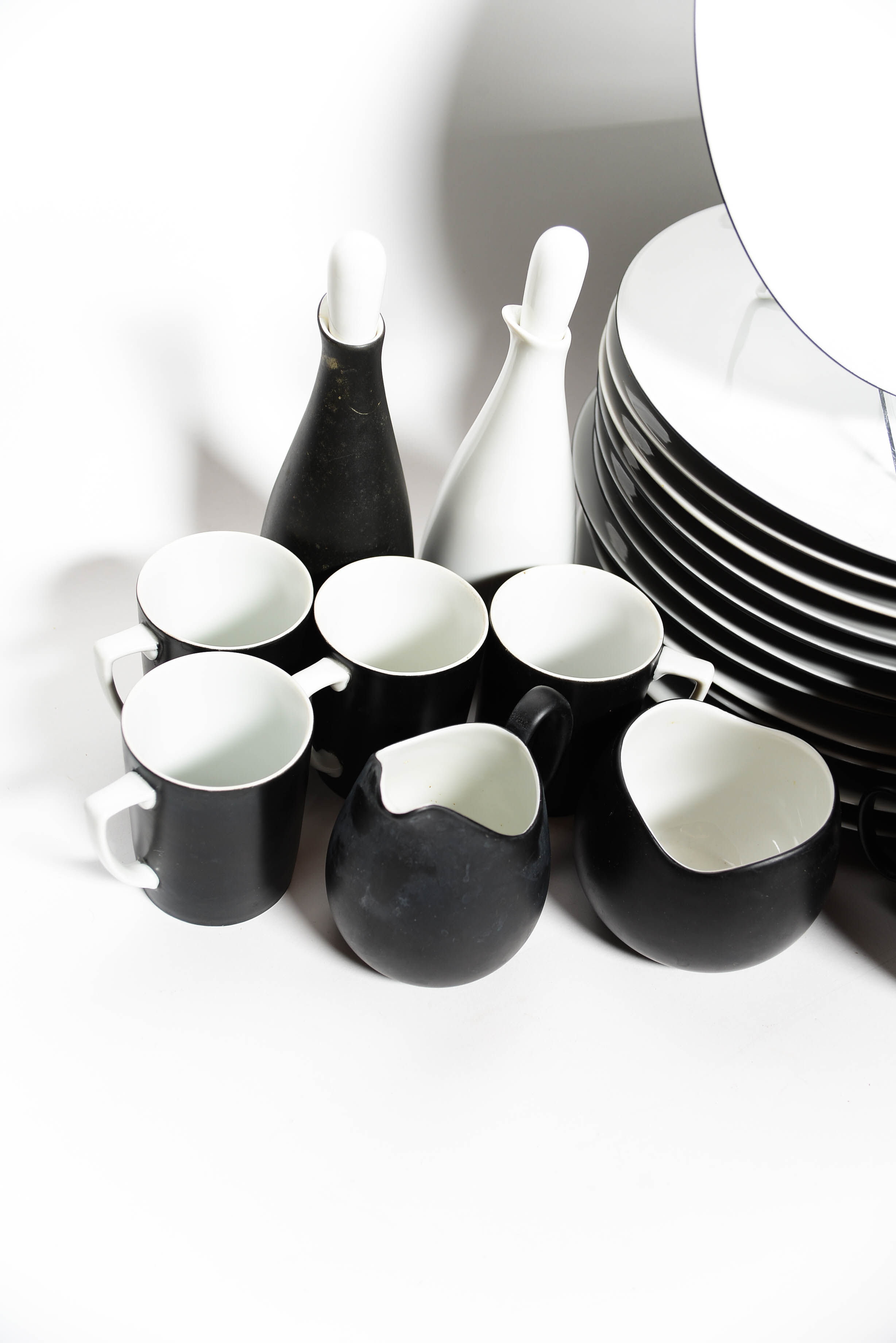 Vintage Continental Raymond Loewy "Charcoal" China Dishware