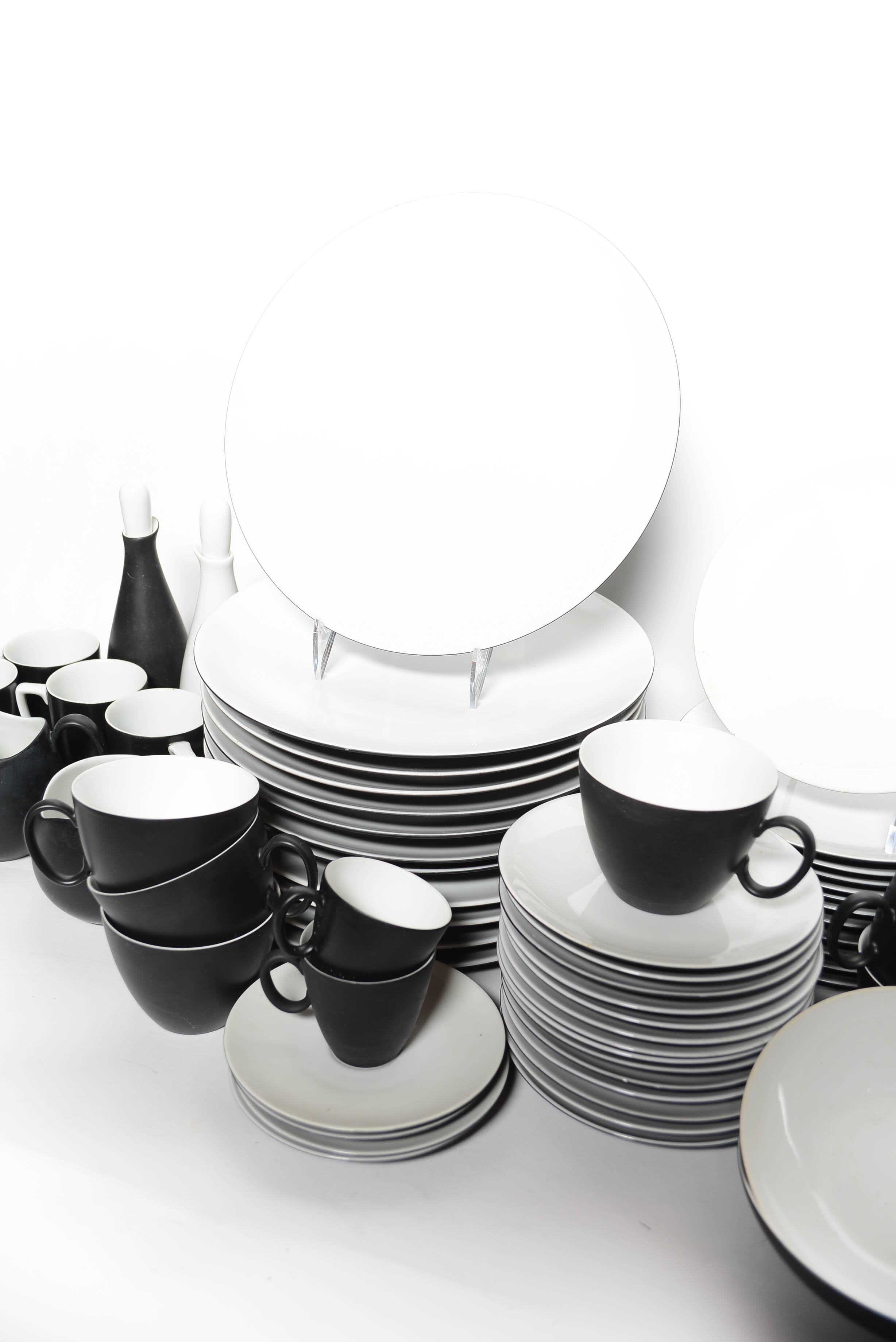 Vintage Continental Raymond Loewy "Charcoal" China Dishware