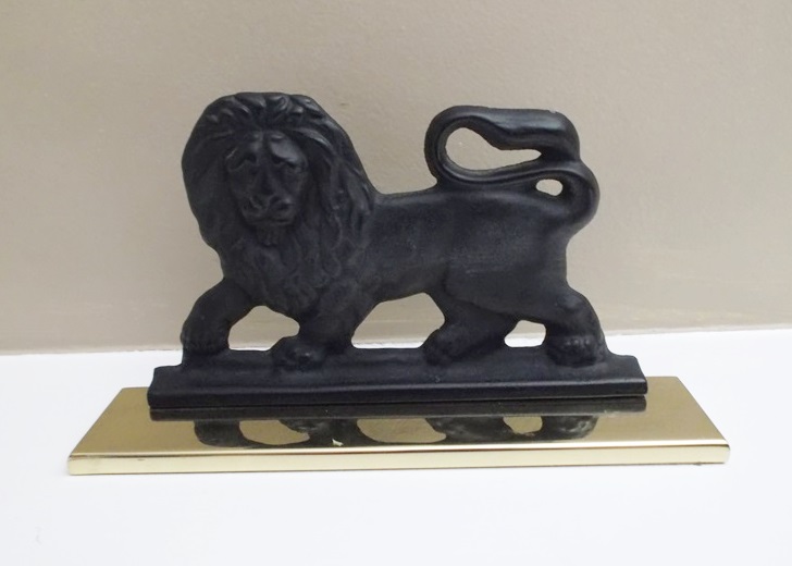Baldwin Cast Iron and Brass Door Stop