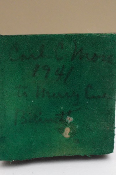 1941 Carl C. Mose African Head Sculpture