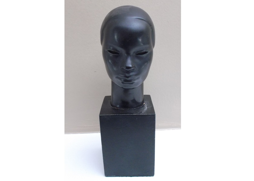 1941 Carl C. Mose African Head Sculpture