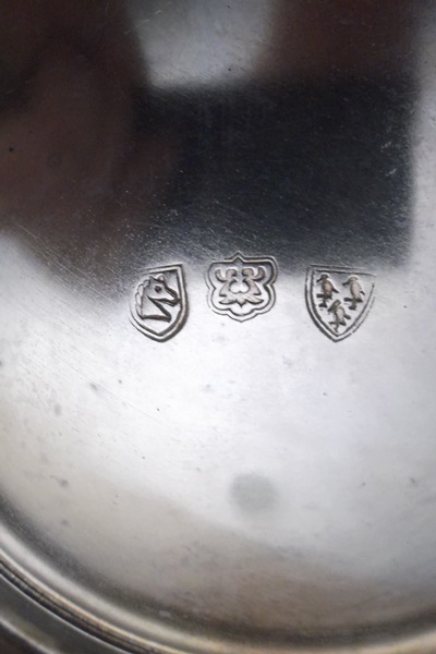 Three Pieces of Silver Plate Servingware