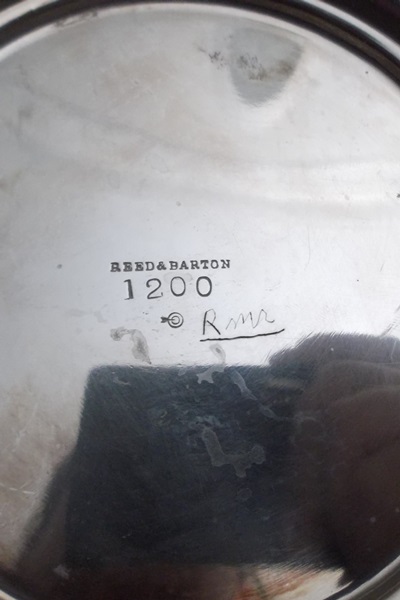 Three Pieces of Silver Plate Servingware