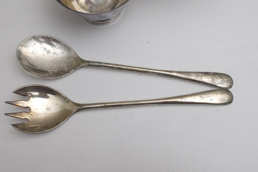 Assortment of Silver Plate Serving Pieces