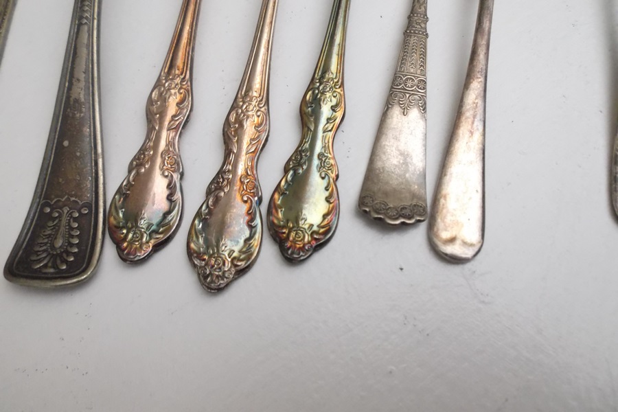 Assortment of Twelve Silver Plate Serving Pieces