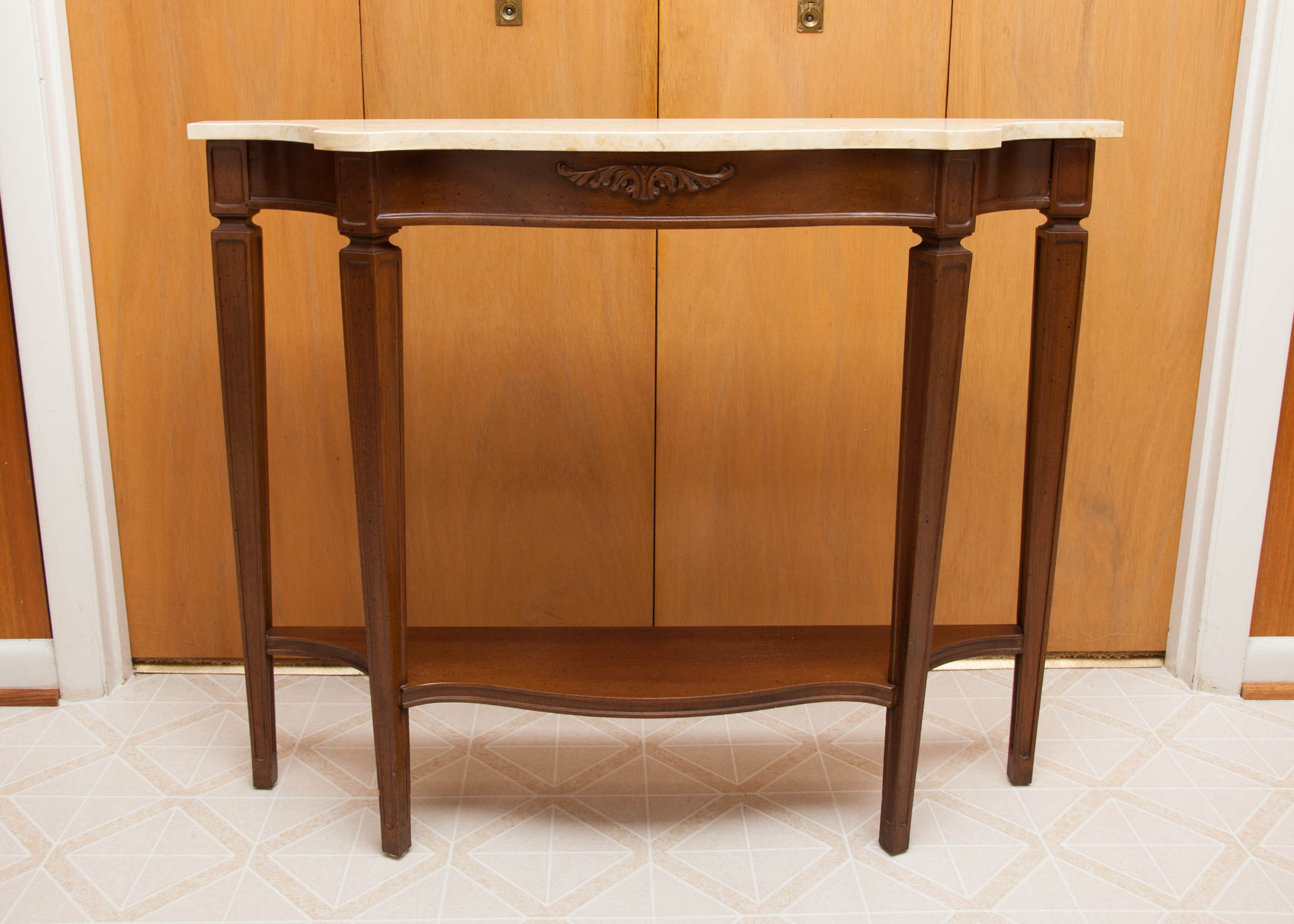 Painted Wood Console Table