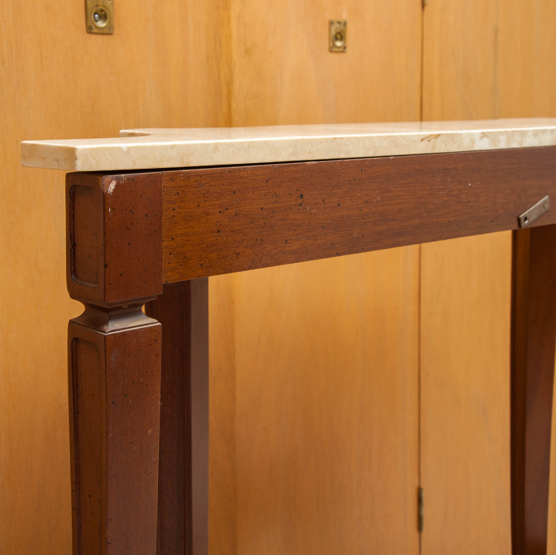 Painted Wood Console Table