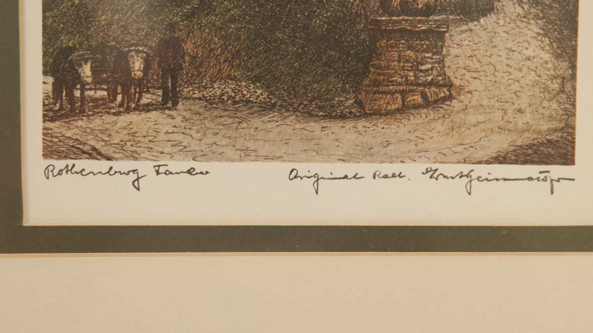 Ernst Geissendorfer Lithograph