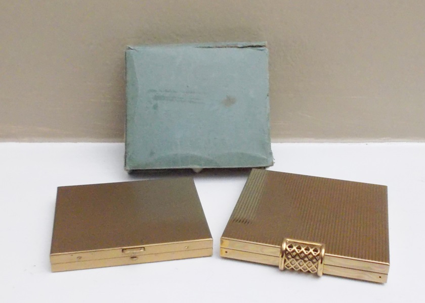Two Vintage Ladies Powder Compacts